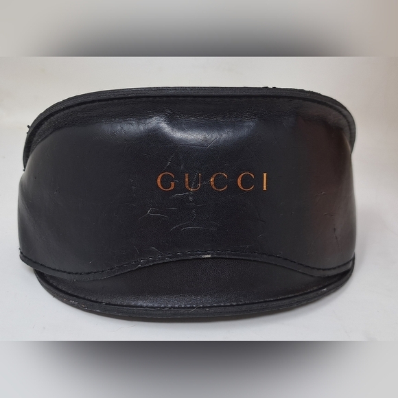 Gucci Womens GG1568/S Rectangle Wrap Sunglasses Brown Grey Vintage Y2K 64-15-110 - Picture 12 of 16